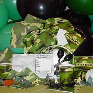 Hunting Birthday Party Supplies on Camouflage Party Ideas By Stefanie