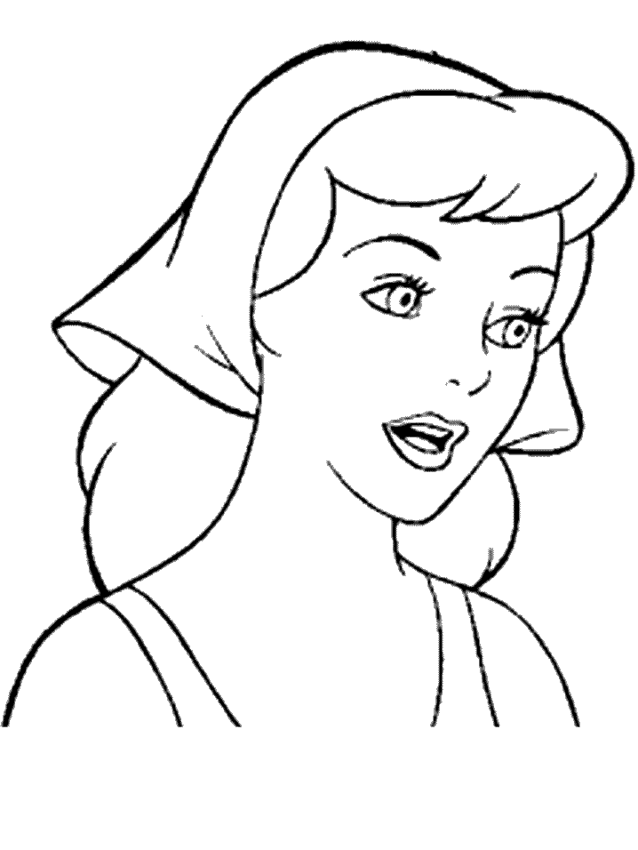 Cinderella Coloring Page