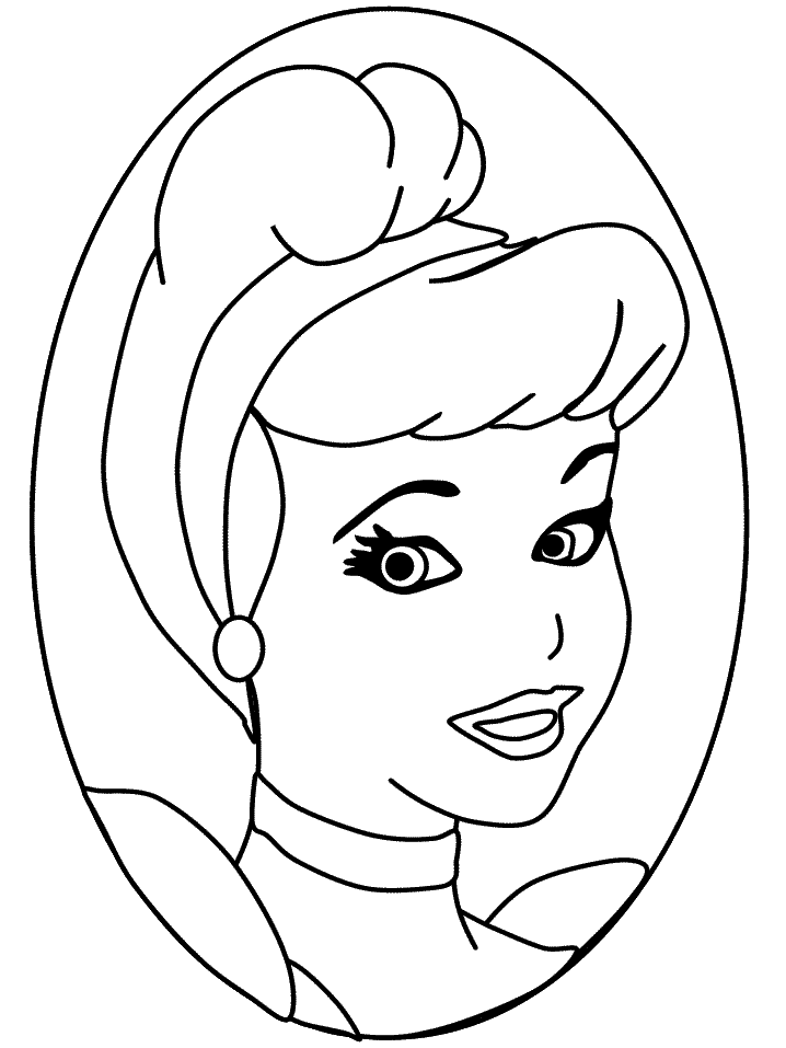 Cinderella Coloring Page