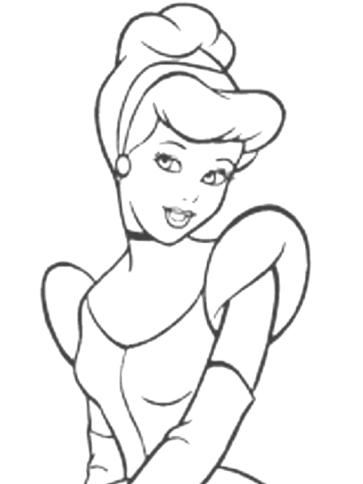 Cinderella Coloring Page