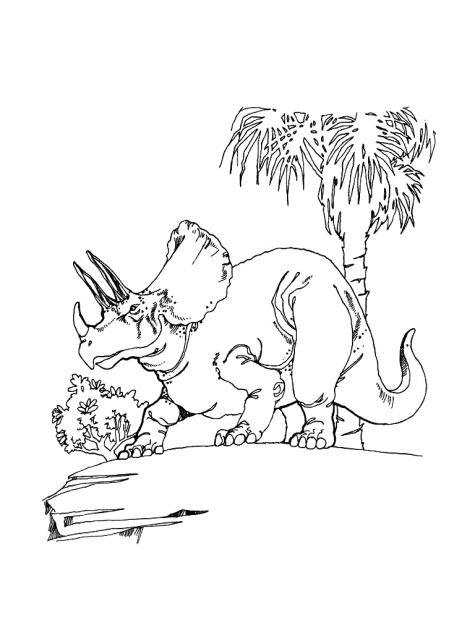 Dinosaur Coloring Page