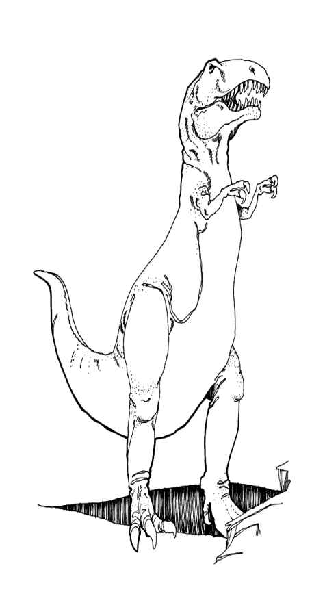 Dinosaur Coloring Page