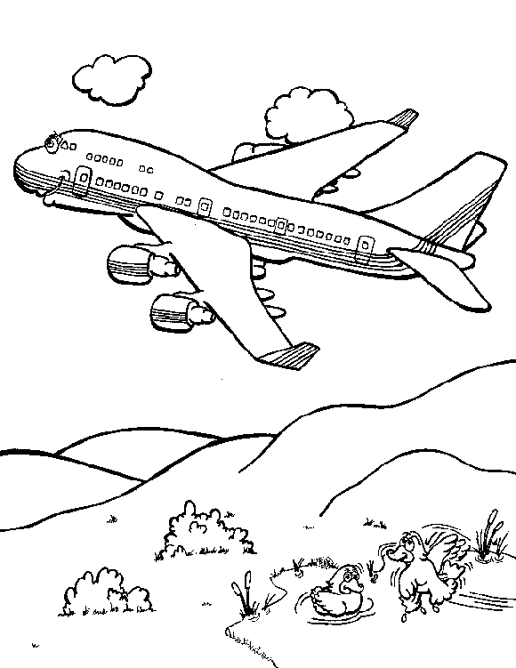 Safari Pictures Coloring Page