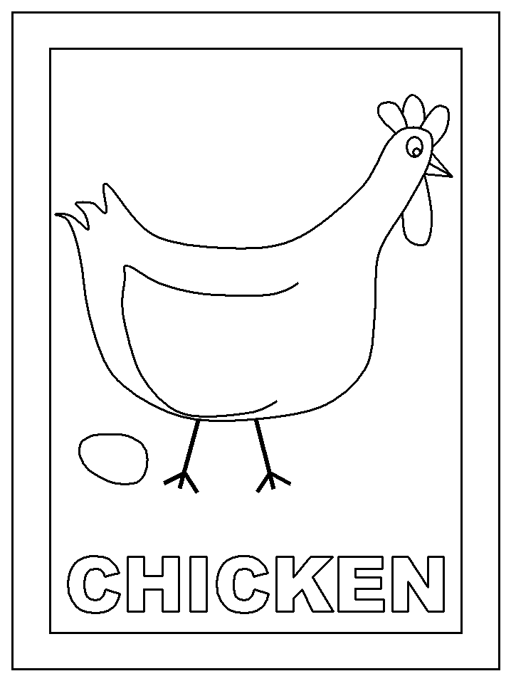 Barnyard Coloring Page