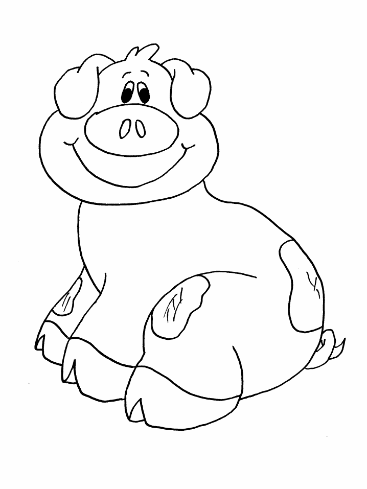 Barnyard Coloring Page