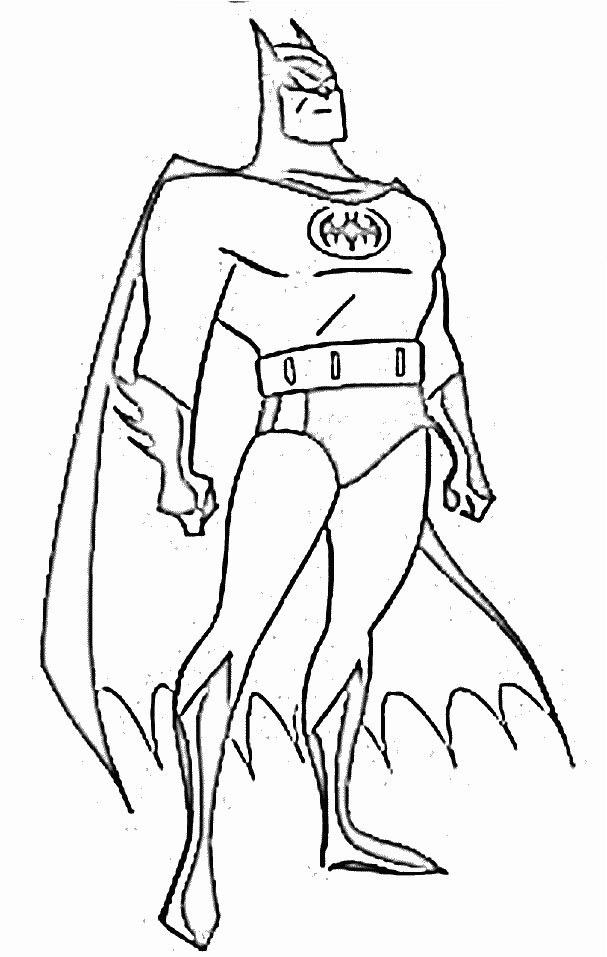 Batman Coloring Page