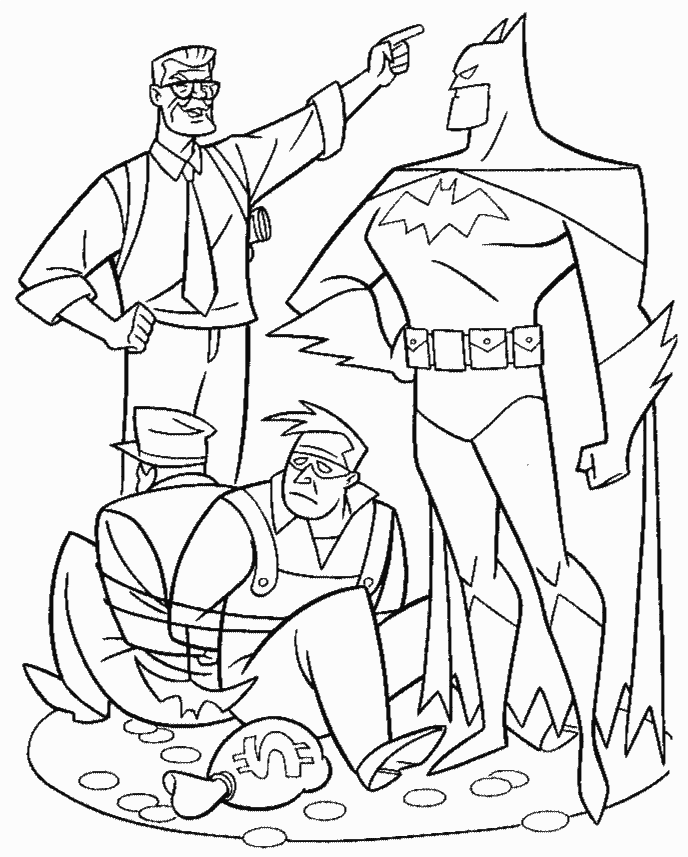 Batman Coloring Page