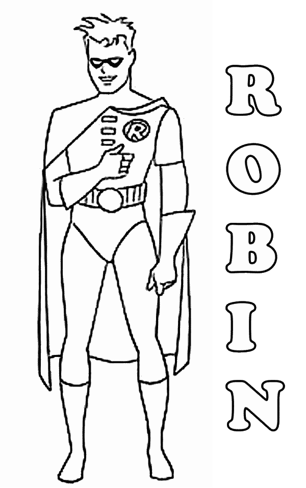 Batman Coloring Page