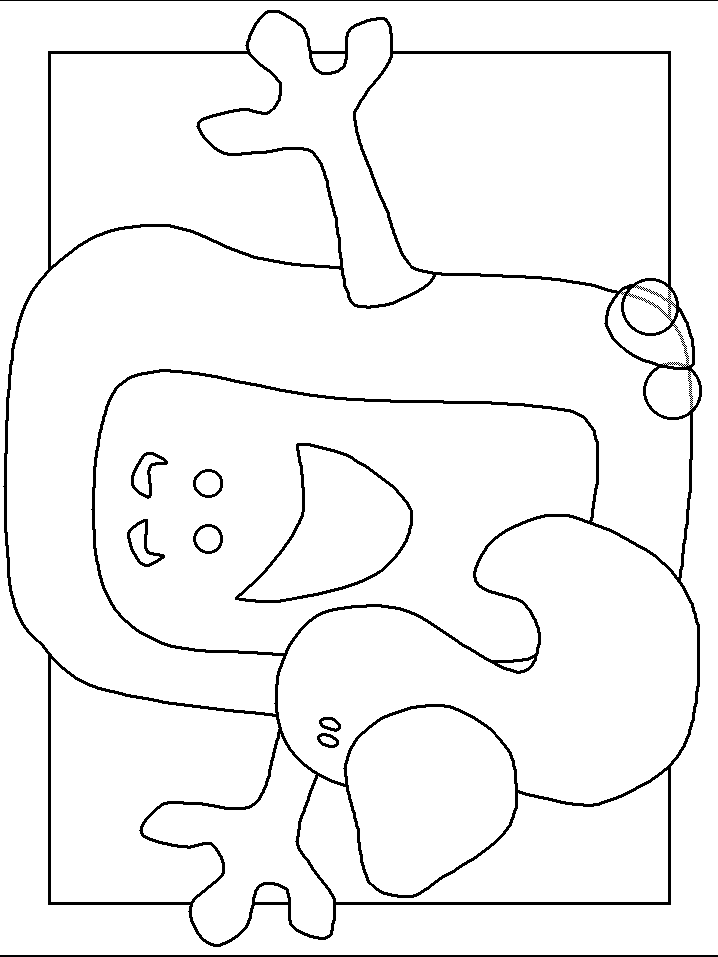 Blue's Clues Coloring Page