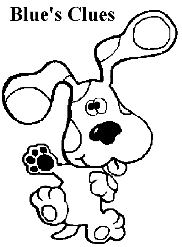 Blue's Clues Coloring Page