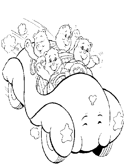 Care Bears Coloring Page