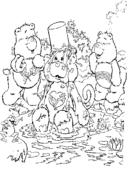 Care Bears Coloring Page