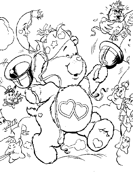 Care Bears Coloring Page