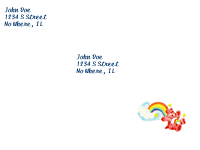 Care Bears Envelope