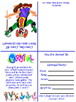 Carnival Invitation