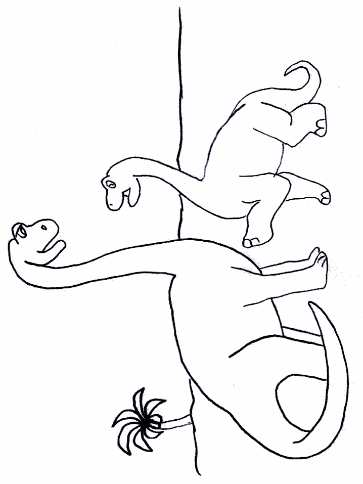 Dinosaur Coloring Page