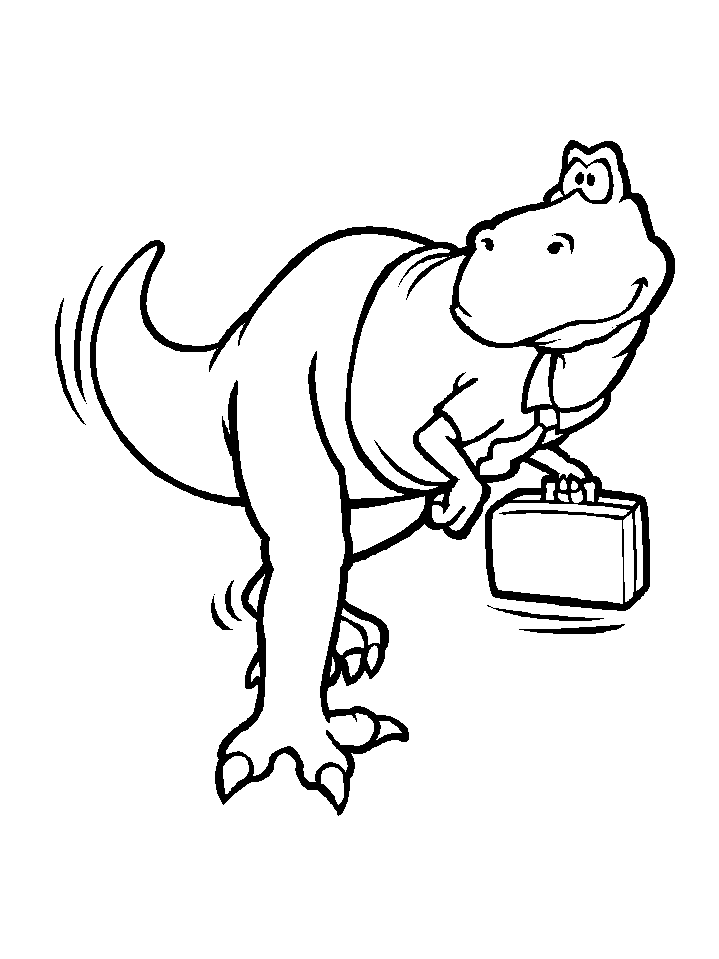 Dinosaur Coloring Page