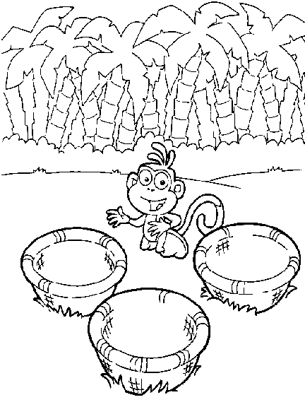 Dora Coloring Page