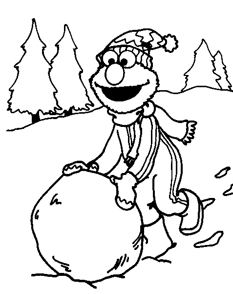 Elmo Coloring Page