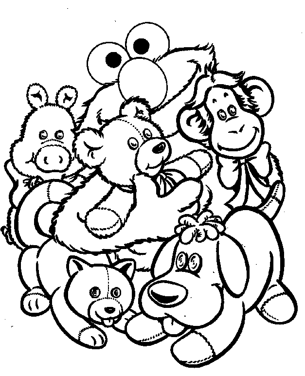 Elmo Coloring Page