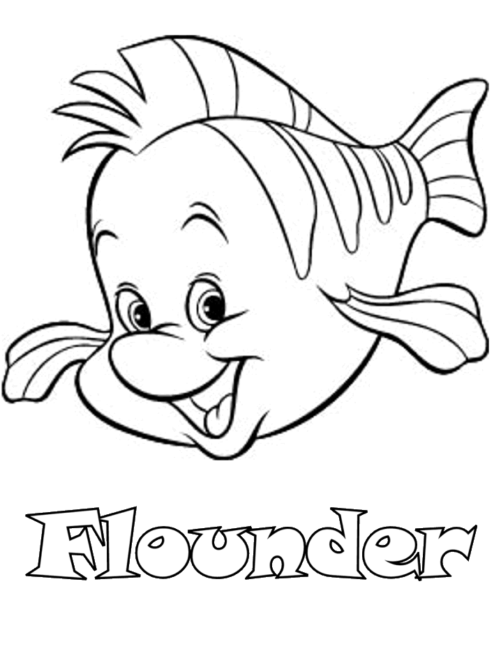 Mermaid Coloring Page