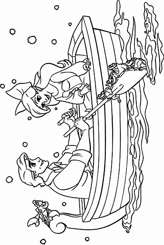 Mermaid Coloring Page