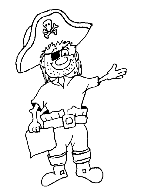 Pirate Pictures Coloring Page