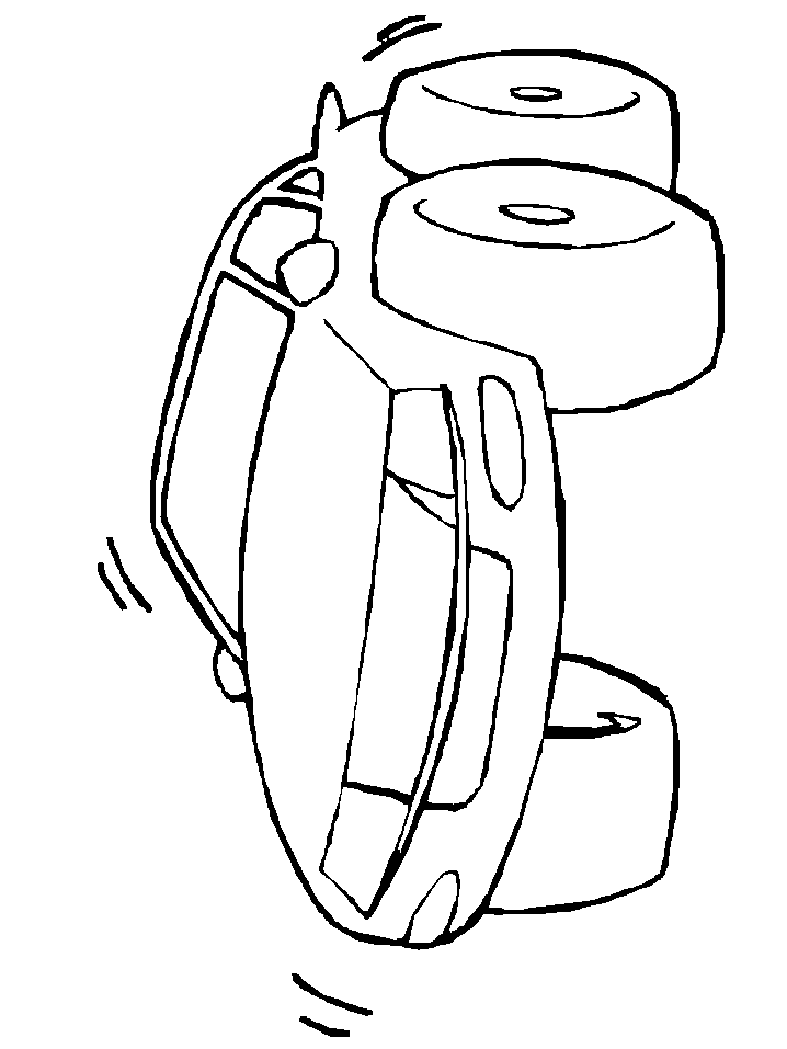 Racing Pictures Coloring Page