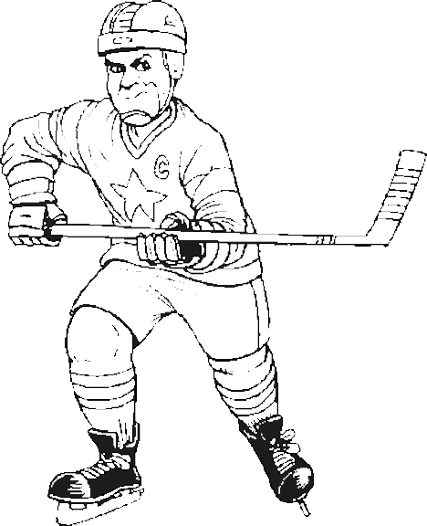 Sports Pictures Coloring Page