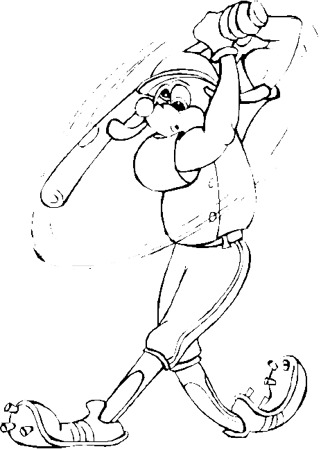 Sports Pictures Coloring Page