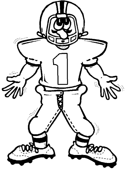 Sports Pictures Coloring Page