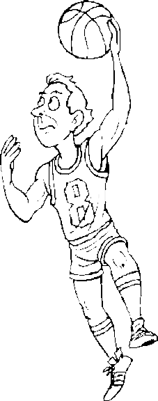 Sports Pictures Coloring Page