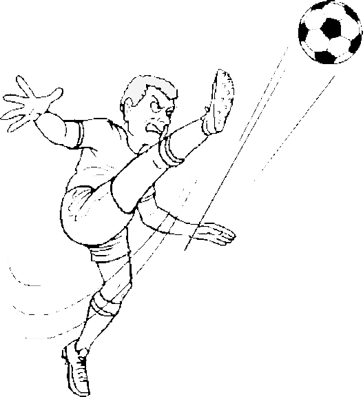 Sports Pictures Coloring Page