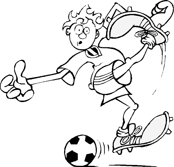 Sports Pictures Coloring Page