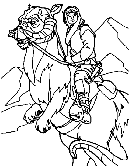 Star Wars Pictures Coloring Page