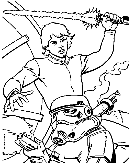 Star Wars Pictures Coloring Page