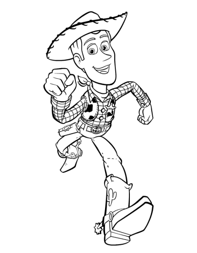 Buzz Lightyear's Coloring Page