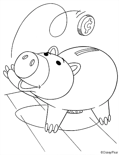 Buzz Lightyear's Coloring Page