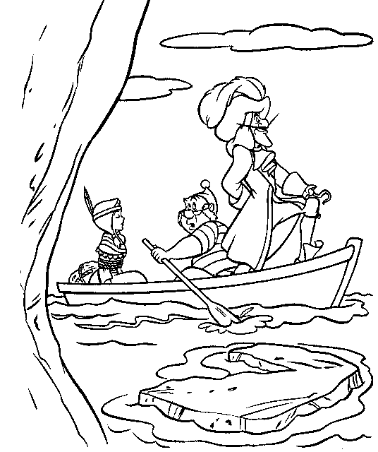 Peter Pan Pictures Coloring Page