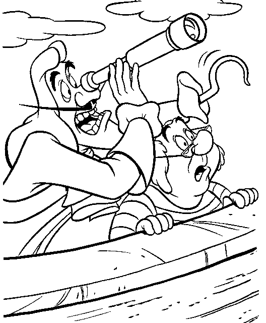 Peter Pan Pictures Coloring Page