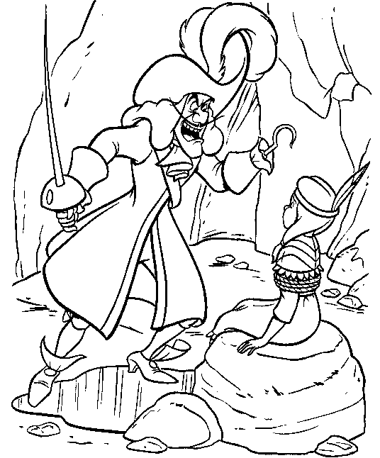 Peter Pan Pictures Coloring Page